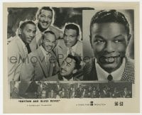 9h795 RHYTHM & BLUES REVUE 8.25x10 still 1955 c/u of Nat King Cole by Delta Rhythm Boys!
