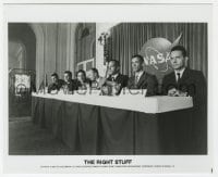 9h800 RIGHT STUFF 8x9.75 still 1983 top cast as the Mercury astronauts being interviewed!
