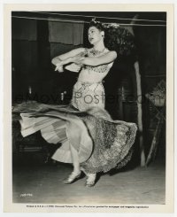 9h823 SALOME WHERE SHE DANCED 8.25x10 still 1945 full-length sexy Yvonne De Carlo dancing!