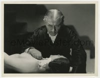 9h836 SECRETS OF THE FRENCH POLICE 8x10 still 1933 Gregory Ratoff plastering his dead wife's body!