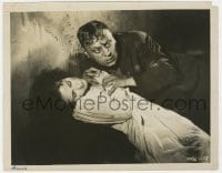 9h885 STREET OF SIN 8x10.25 still 1928 wonderful image of Emil Jannings holding dying Fay Wray!