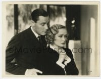 9h941 TROUBLE IN PARADISE 8x10 key book still 1932 Hopkins worried about Herbert Marshall's fidelity