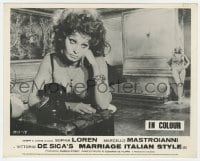 9h663 MARRIAGE ITALIAN STYLE English FOH LC 1964 de Sica's Matrimonio all'Italiana, Sophia Loren!