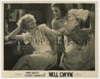 9h711 NELL GWYN English FOH LC R1948 c/u of sexy Anna Neagle smiling at angry Jeanne De Casalis!