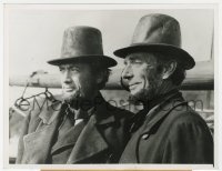 9h682 MOBY DICK 7x9 news photo 1954 great close up of Gregory Peck & his stand-in lookalike!