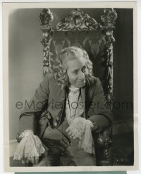 9h959 VOLTAIRE 8x10 still 1933 George Arliss as France's greatest satirist smiling in chair!