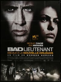 9j783 BAD LIEUTENANT: PORT OF CALL - NEW ORLEANS French 1p 2009 Herzog, Nicolas Cage, Eva Mendes!