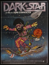 9j808 DARK STAR French 1p 1980 John Carpenter & Dan O'Bannon, different Lynch Guillotin art!