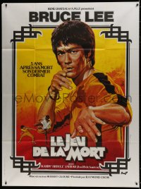 9j838 GAME OF DEATH French 1p 1979 cool kung fu art of Bruce Lee by Jean Mascii & Rene Ferracci!