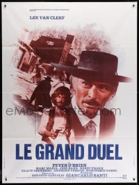 9j844 GRAND DUEL French 1p 1973 Lee Van Cleef, spaghetti western, art by Vaissier!