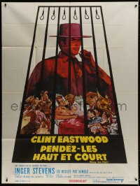 9j846 HANG 'EM HIGH French 1p 1968 Clint Eastwood, they hung the wrong man & didn't finish the job!