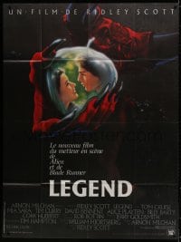 9j878 LEGEND French 1p 1986 Tom Cruise, Mia Sara, Ridley Scott directed, John Alvin fantasy art!