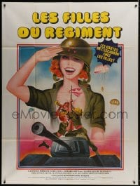 9j880 LES FILLES DU REGIMENT French 1p 1978 Claude Bernard-Aubert, great Landi art of sexy soldiers