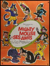 9j899 MIGHTY MOUSE ET SES AMIS French 1p 1970s great cartoon art of Paul Terry's best creations!