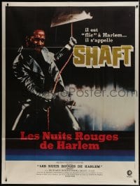 9j949 SHAFT French 1p 1971 classic image of Richard Roundtree, hotter than Bond, cooler than Bullitt