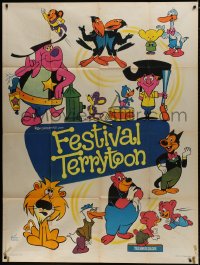 9j968 TERRYTOON FESTIVAL French 1p 1960s Paul Terry's best cartoon characters by Boris Grinsson!