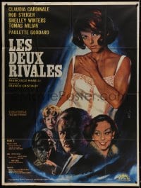 9j973 TIME OF INDIFFERENCE French 1p 1967 Mascii art of sexy Claudia Cardinale, Rod Steiger & cast!