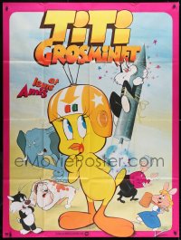 9j976 TITI GROSMINET ET LEURS AMIS French 1p 1980s Sylvester & Tweety, Looney Tunes cartoon!