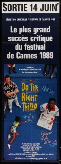 9j763 DO THE RIGHT THING French door panel 1989 directed by Spike Lee, Danny Aiello, Brooklyn!