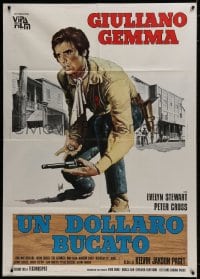 9j280 BLOOD FOR A SILVER DOLLAR Italian 1p R1975 Aller spaghetti western art of Giuliano Gemma!