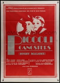 9j289 BUGSY MALONE red background Italian 1p 1976 juvenile gangsters Jodie Foster & Scott Baio!