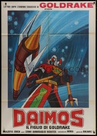 9j309 DAIMOS IL FIGLIO DI GOLDRAKE Italian 1p 1980 cool Japanese battling robots anime!