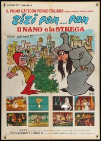 9j363 KING DICK Italian 1p 1983 wacky different images from cartoon sexploitation!