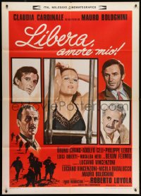 9j379 LIBERA MY LOVE Italian 1p 1975 Mos art of sexy Claudia Cardinale & her male co-stars!