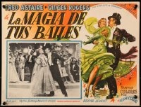 9j633 BARKLEYS OF BROADWAY Mexican LC 1949 Fred Astaire & Ginger Rogers dancing in inset & border!