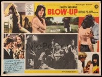 9j638 BLOW-UP Mexican LC 1967 Antonioni, David Hemmings, sexy model Verushka, Vanessa Redgrave