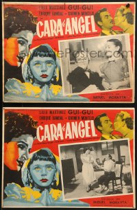 9j602 CARA DE ANGEL 6 Mexican LCs 1956 pretty Carmen Montejo has the Face of an Angel!