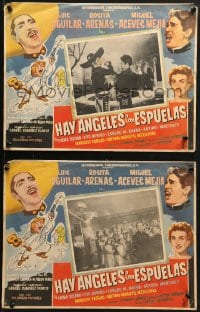 9j588 HAY ANGELES CON ESPUELAS 8 Mexican LCs 1957 Luis Aguilar, Rosita Arenas, Miguel Aceves Mejia!