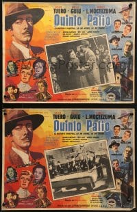 9j582 QUINTO PATIO 10 Mexican LCs 1950 Raphael J. Sevilla, Emilia Guiu, cool montage of top cast!