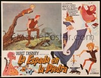 9j709 SWORD IN THE STONE Mexican LC R1970s Walt Disney, young King Arthur on tree over archer!