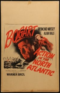 9j010 ACTION IN THE NORTH ATLANTIC WC 1943 great close up of Humphrey Bogart + sexy Julie Bishop!