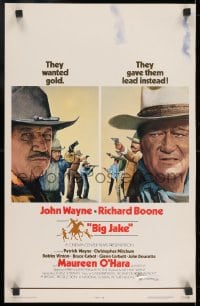 9j042 BIG JAKE WC 1971 Richard Boone wanted gold but John Wayne gave him lead instead!