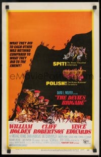 9j079 DEVIL'S BRIGADE WC 1968 William Holden, Cliff Robertson, Vince Edwards, cool art by Kossin!