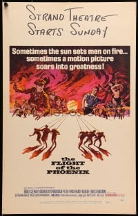 9j097 FLIGHT OF THE PHOENIX WC 1966 directed by Robert Aldrich, James Stewart, Jack Thurston art!