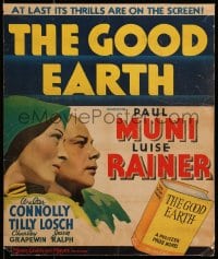 9j113 GOOD EARTH WC 1937 Asian Paul Muni & Luise Rainer, from Pearl S. Buck novel, ultra rare!