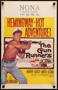9j119 GUN RUNNERS WC 1958 Audie Murphy, directed by Don Siegel, written by Ernest Hemingway!