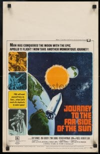 9j142 JOURNEY TO THE FAR SIDE OF THE SUN WC 1969 Doppleganger, Earth meets itself in outer space!