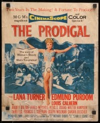 9j200 PRODIGAL WC 1955 the story of Lana Turner's beauty & Edmond Purdom's temptation!