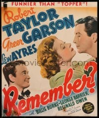 9j204 REMEMBER WC 1939 Greer Garson, Robert Taylor & Lew Ayres in screwball fantasy, ultra rare!