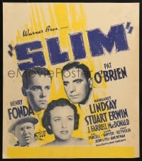 9j223 SLIM WC 1937 Pat O'Brien, Henry Fonda, Margaret Lindsay, Stuart Erwin, high-power line men!