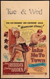 9j238 TAKE ME TO TOWN WC 1953 the saga of sexy Ann Sheridan & the men she fooled, Sterling Hayden