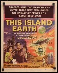 9j244 THIS ISLAND EARTH WC 1955 they challenged the unearthly furies of a planet gone mad!