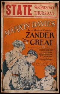 9j259 ZANDER THE GREAT WC 1925 Marion Davies must save her stepbrother from evil orphanage, rare!
