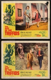 9k860 DAY OF THE TRIFFIDS 2 LCs 1962 classic English sci-fi, Keel, image and art of the creature!