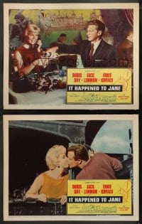 9k895 IT HAPPENED TO JANE 2 LCs 1959 great images of pretty Doris Day and Steve Forrest!
