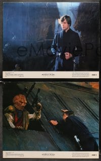 9k734 RETURN OF THE JEDI 4 color 11x14 stills 1983 great images of Luke and Lando, Tatooine!